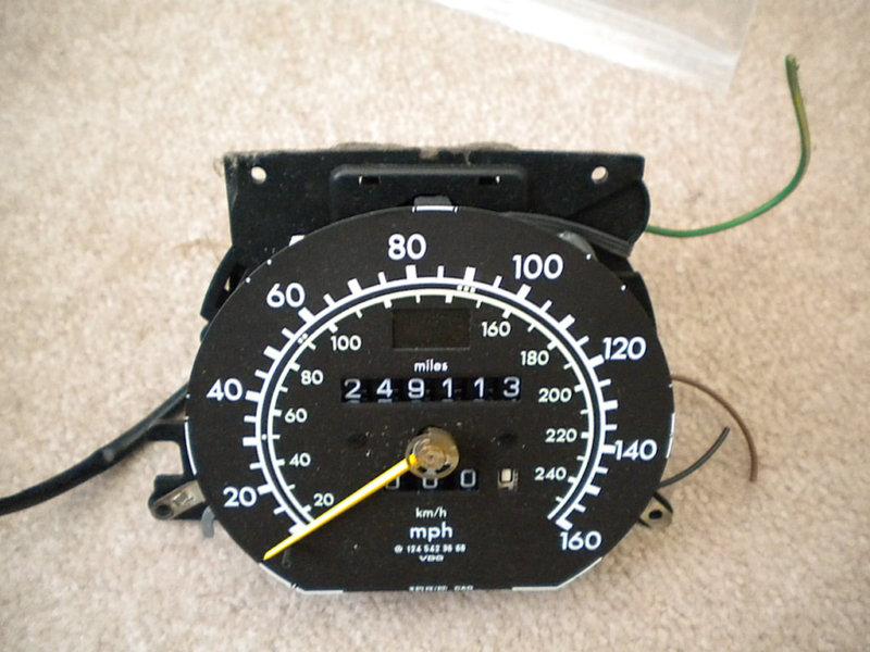 1991 mercedes w124 300e 300te 4matic speedometer