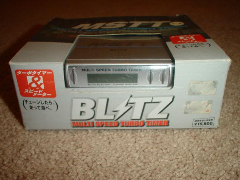 Jdm *new *rare blitz multi speed turbo timer univerisal with 1/4 miles timer 