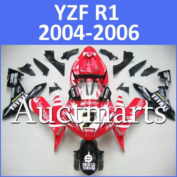 Fit yamaha yzf r1 04 05 06 yzfr1 2004 2005 2006 fairing kit bodywork e23 d13