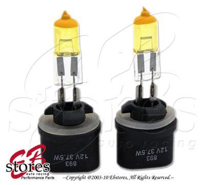 Golden yellow 893 37.5w xenon hid foglight bulb x2pcs