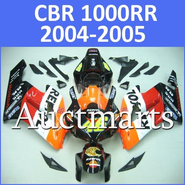 Fit honda 04 05 cbr1000rr cbr 1000 rr 2004 2005 fairing kit abs plastics d46 d03