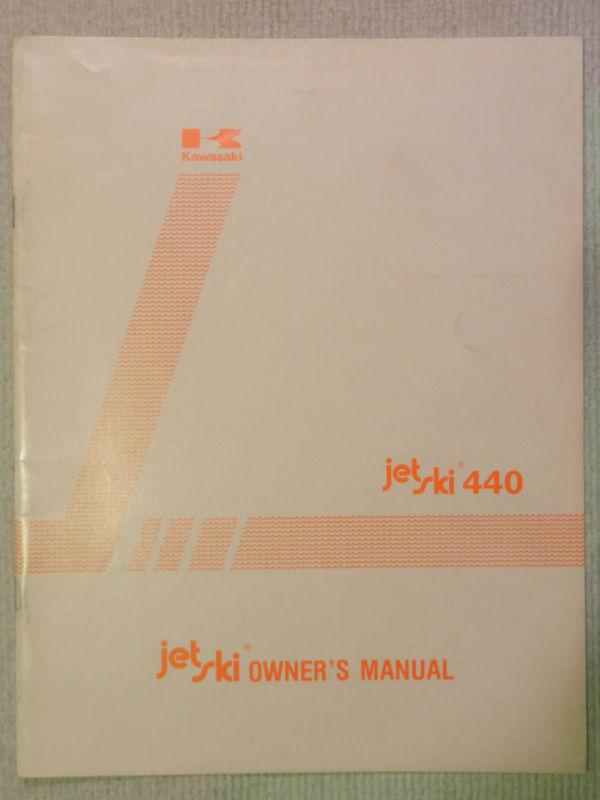 Owner's manual - 1989 js440-a13 - kawasaki - jet ski 440 - 99920-1459-01 - new