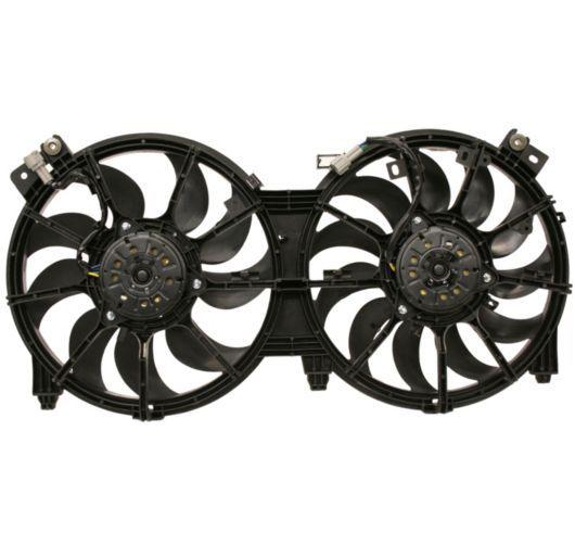 Dual radiator cooling fan assembly for 07-11 nissan altima 2.5l 3.5l