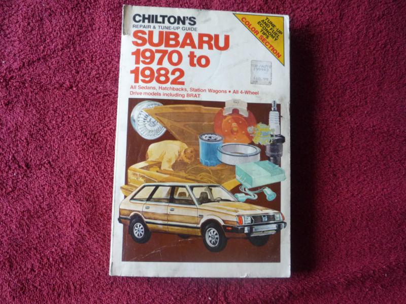 Chilton's suburu 1970 to 1982