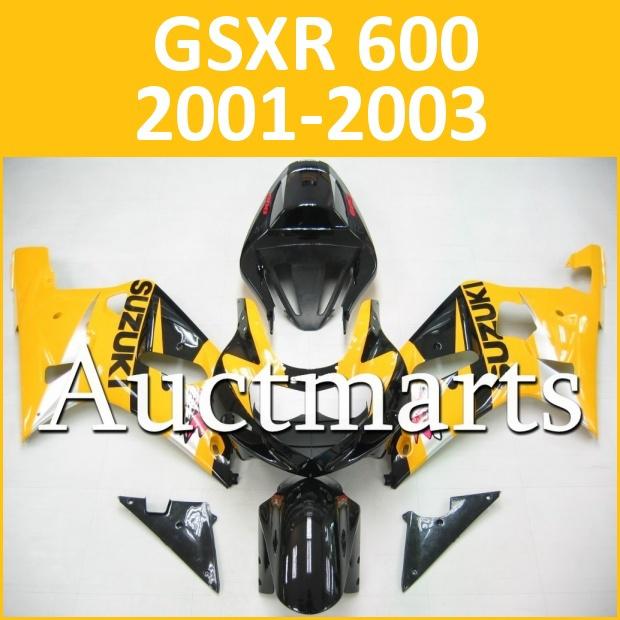 Fit suzuki 01 02 03 gsxr 600 gsx-r600 2001 2002 2003 fairing k1 bodywork a4 b02