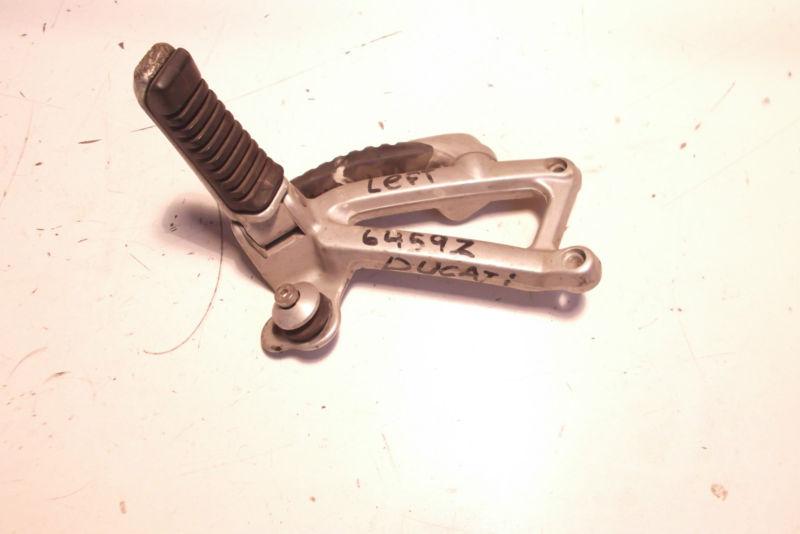 Ducati st4 st 4 2000-00 left rear foot peg and bracket 64592