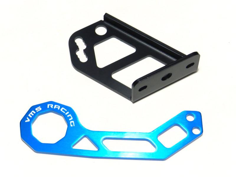 Vms racing rear billet tow hook for scion tc xb - blue