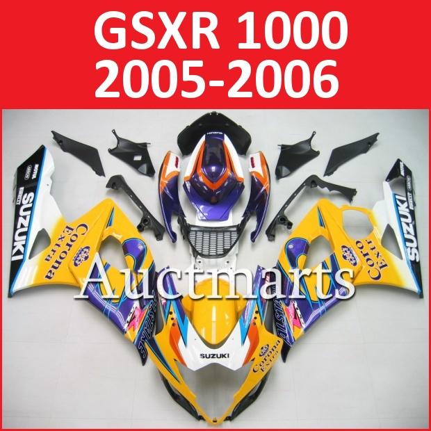 Fit suzuki 05 06 gsxr 1000 gsx-r 2005 2006 fairing bodywork plastics k5 e3 a11