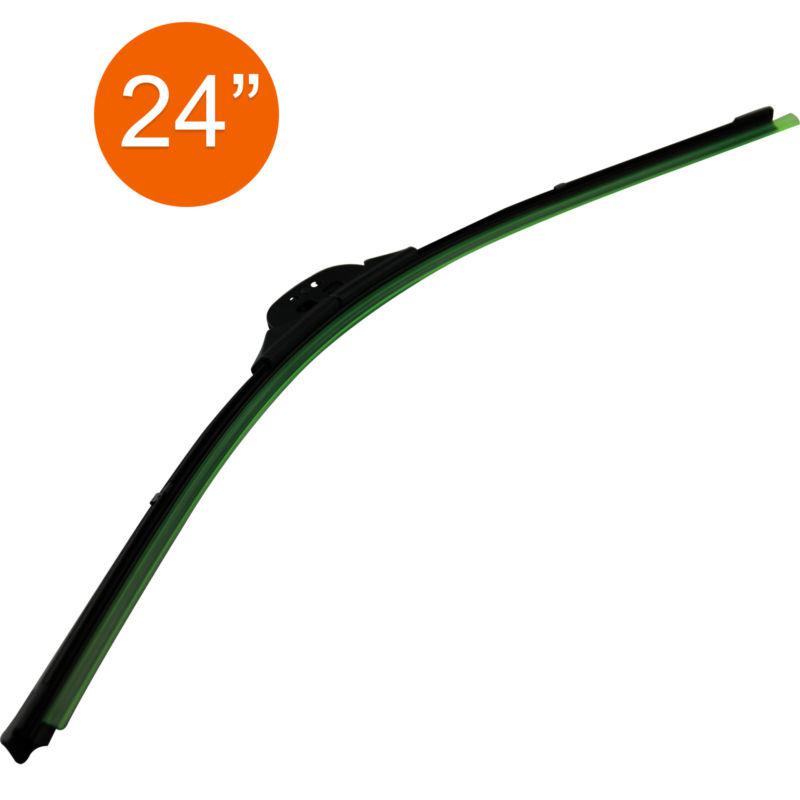 24" car frameless rubber wiper windscreen blades bracketless rubber windshield