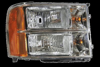 07-11 gmc pickup headlight clear headlamp assembly front passenger side right rh