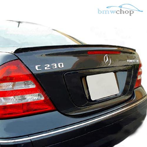 Painted mercedes benz c-class w203 4d sedan boot trunk lip spoiler ●