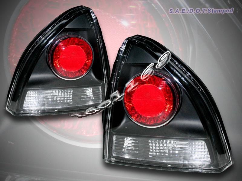 92 93 94 95 96 honda prelude altezza rear tail lights jdm black coupe 2 doors