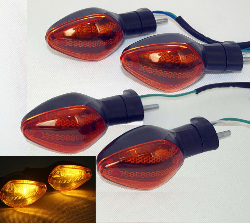 Front rear turn signals light amber honda cbr 600rr 2007-2013 / 1000rr 2008-2013