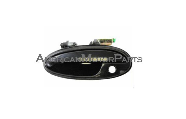 Depo driver outside front smooth black door handle w/ key hole 25698962