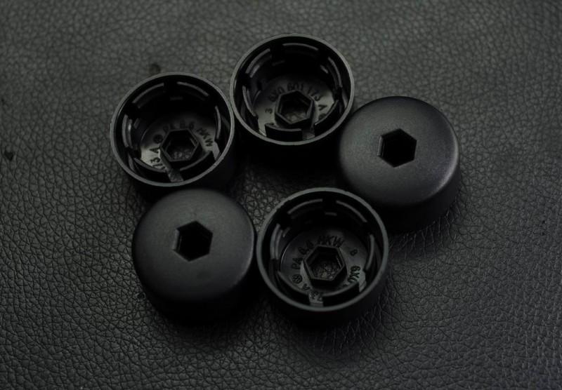 Set of 5 pcs wheel lug nut center cover caps for vw jetta bora golf 6x0601173a