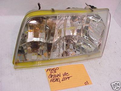 Ford crown victoria 98 99 00 01 02 03 1998-2003 headlight, driver lh left