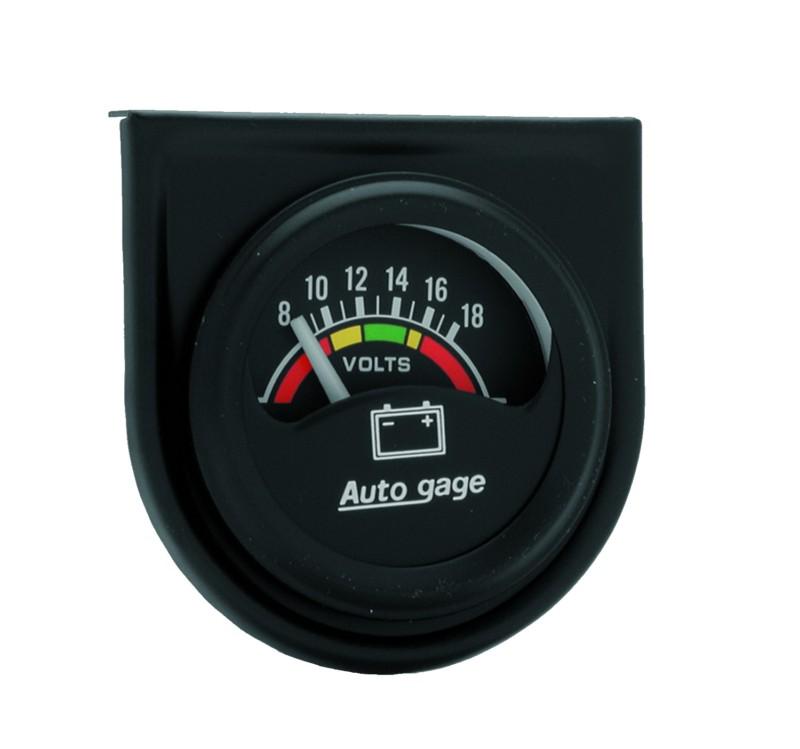Auto meter 2356 autogage; electric voltmeter gauge