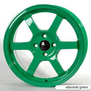  1 pcs rota wheel grid 15x6.5 +38 4x100 ab green  fit civic xa xb crx mirage