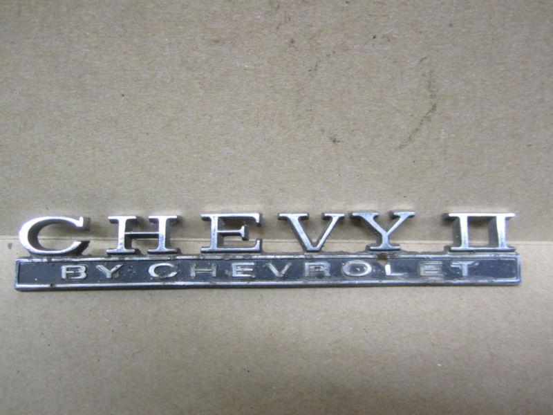 Chevy chevrolet chevy ii emblem ornament " chevy ii "