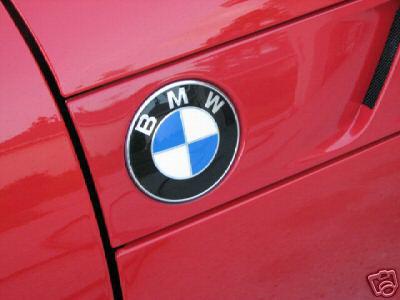 Bmw z3 side emblem roundel roadster 3.0 2.8 2.5 2.3 1.9 coupe genuine bmw emblem