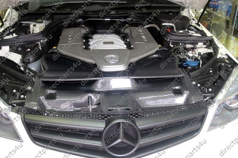 Benz c63 6.3l amg carbon intake ram air system k&n filter included