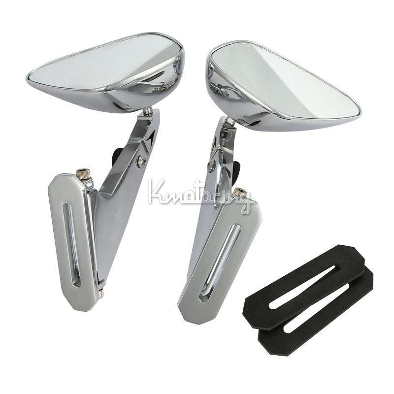 2x motorcycle side rear view mirror adjustable arm for kawasaki yamaha ducati