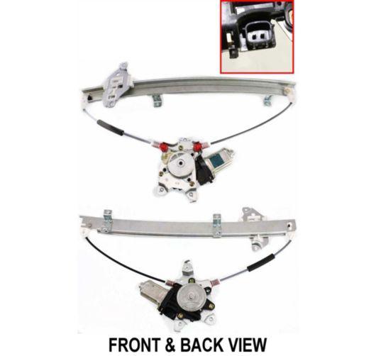 Front power window regulator w/motor passenger side right rh for 00-06 sentra