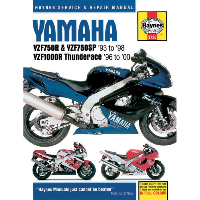 Haynes 3720 repair service manual yamaha yzf750r/sp 1993-1998