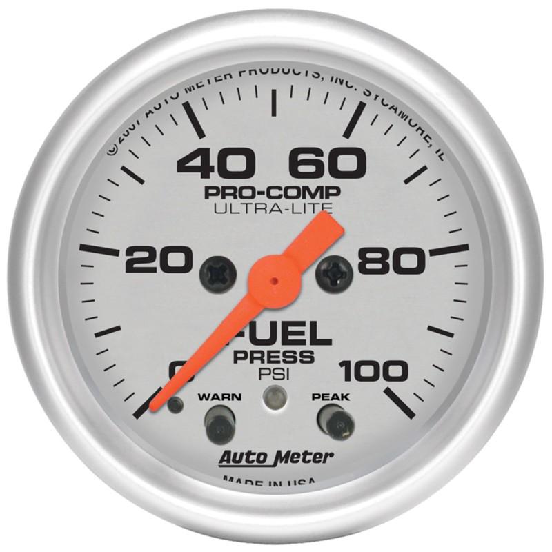 Auto meter 4371 ultra-lite; electric fuel level gauge