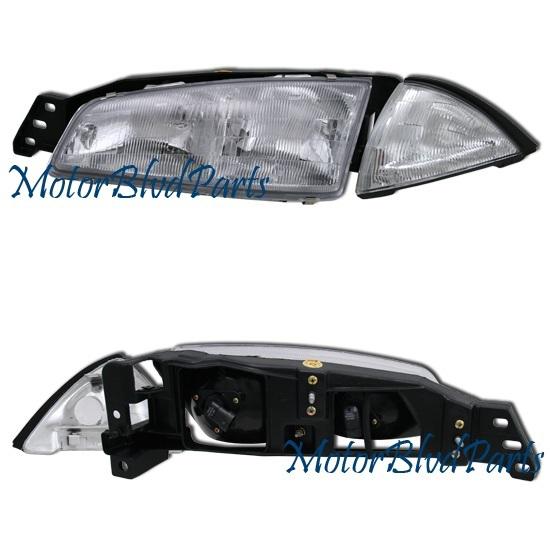 92 93 94 95 grand am headlight+corner light lamp left l