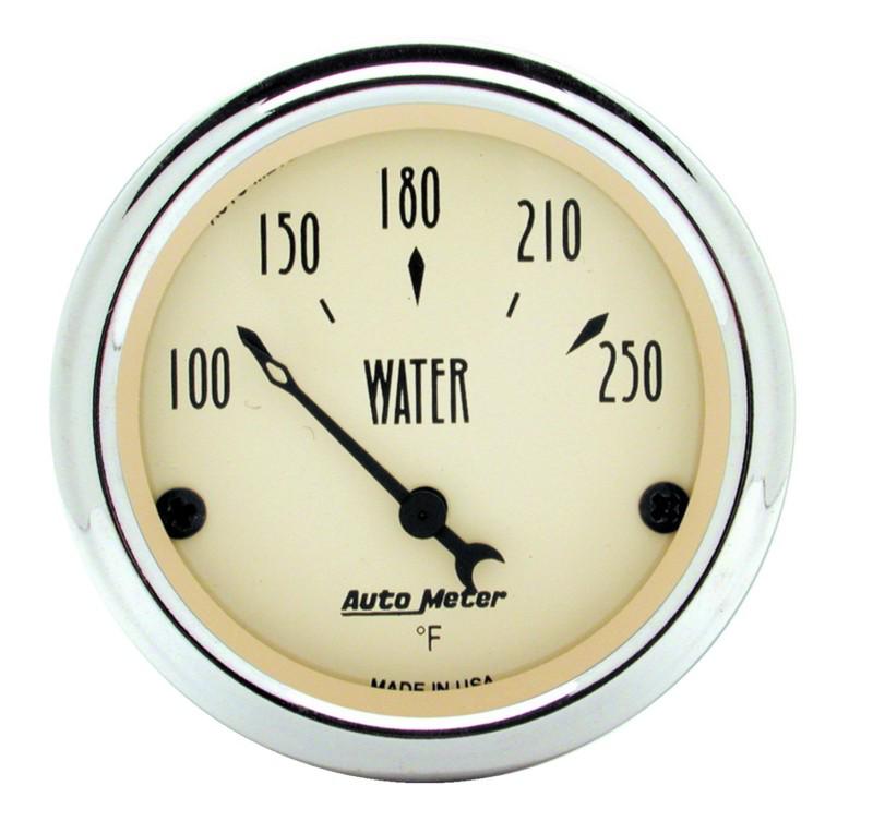 Auto meter 1837 antique beige; water temperature gauge