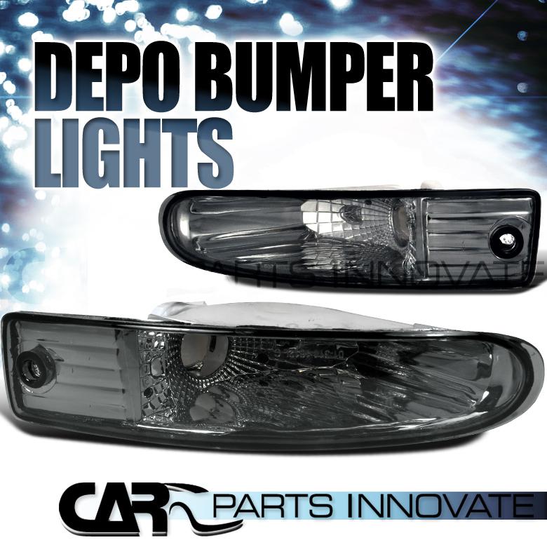 2000-2002 mitsubishi eclipse smoke front park bumper lights depo