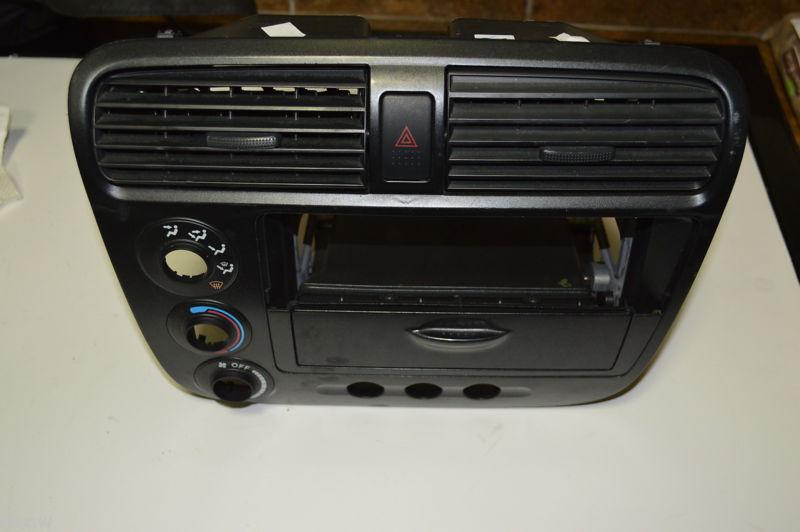 01 02 03 04 05 honda civic climate/radio surround bezel a+