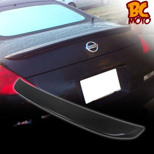 Carbon fiber nissan fairlady 350z 2d oe type rear trunk boot spoiler 03-08 ▼