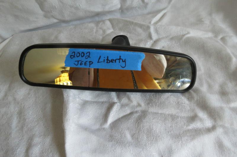 02-04 jeep liberty interior rear view mirror oem f13/02r