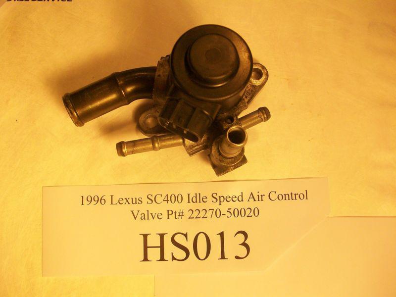 1996 lexus sc400 idle speed air control valve pt# 22270-50020  2227050020 #hs013