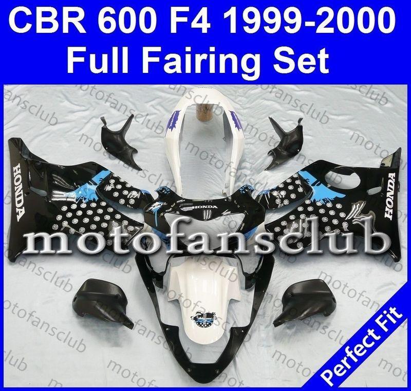 Fit honda cbr600f4 99 00 cbr600 f4 600f 1999 2000 fairing kit bodywork #08 b