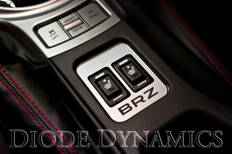 2013 subaru brz - limited console plate - colors!