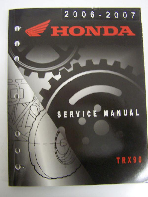 2006 2007 honda trx90 oem atv service shop repair manual