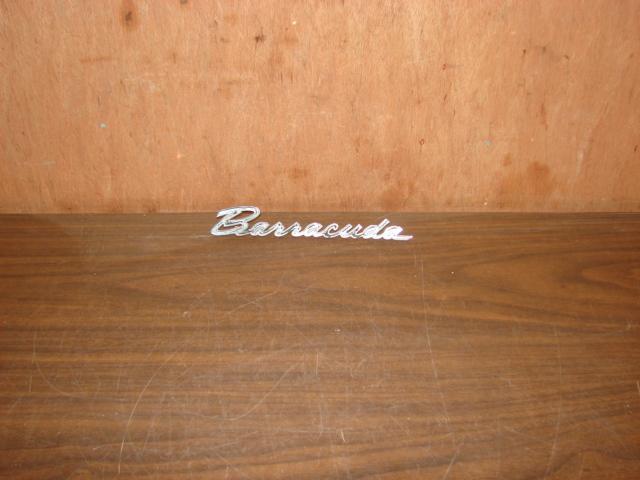 Barracuda name plate