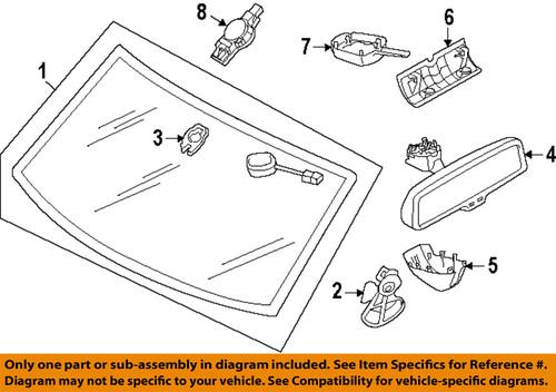 Volkswagen oem 7p6845099mnvb windshield glass-windshield