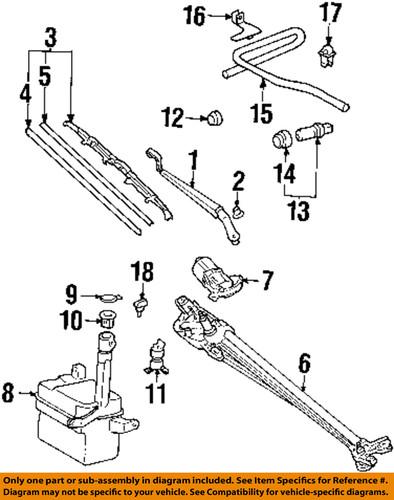 Toyota oem 8531507020 windshield washer fluid reservoir