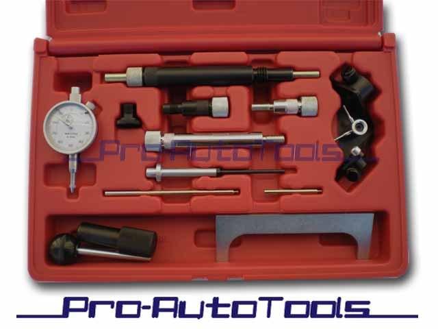 Diesel fuel injection pump timing indicator tool set