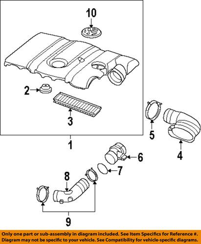 Volkswagen oem 036129689b air intake-air cleaner assembly buffer