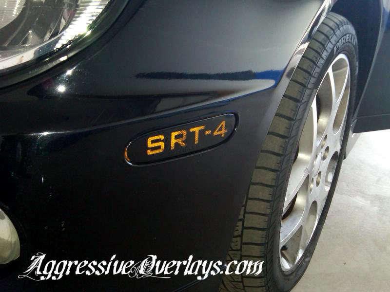 Dodge neon srt-4 side marker light overlays