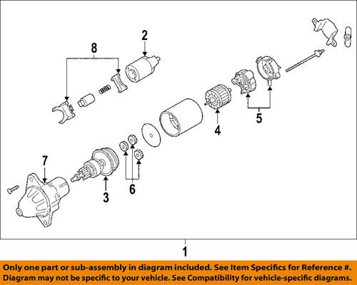 Subaru oem 23300aa59b starter