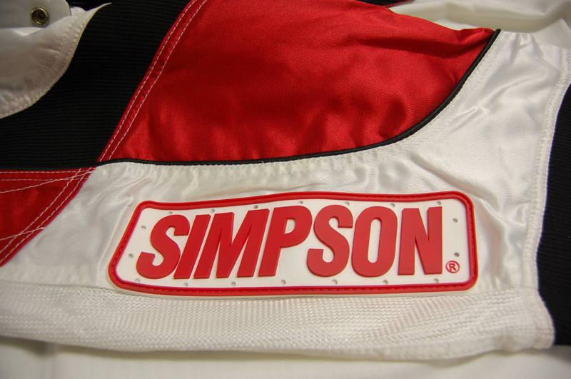 Nwt simpson mx motocross pant size 28 dupont coolmax cordura red black white
