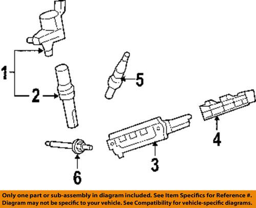 Ford oem 3w7z-12029-aa ignition coil/direct ignition coil