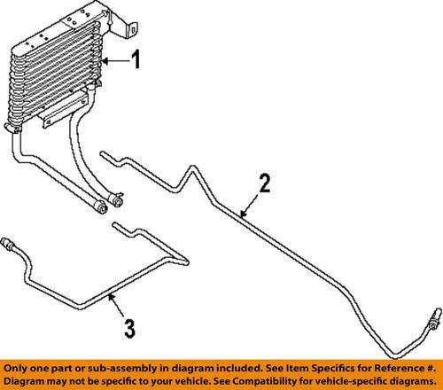 Ford oem 5l5z7a095a transmission oil cooler-transmission cooler