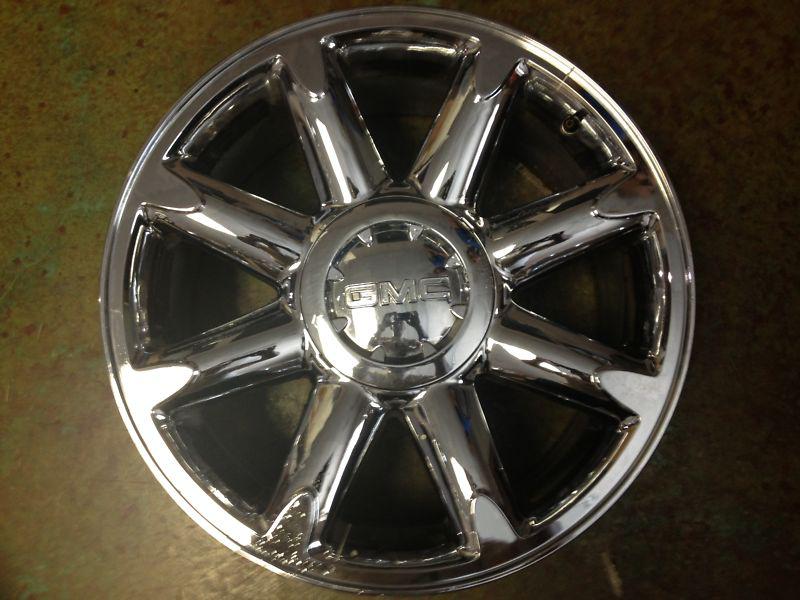 20 inch 07-13 gmc sierra 1500 yukon denali factory oem wheel 9595661 5304 20x8.5